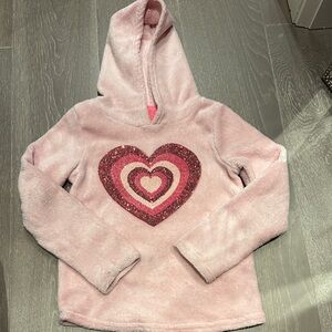 Girls Heart Hoodie Size 7/8